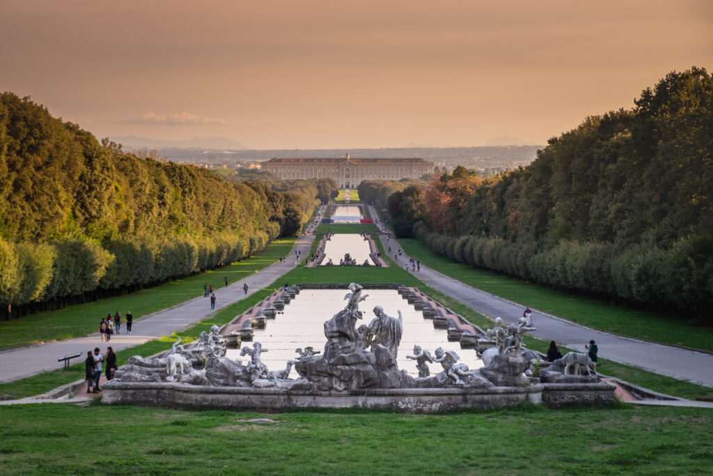 CASERTA, ITALY - SEPTEMBER 24, 2017: Royal Palace of Caserta